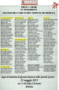 LOCANDINA CON ELENCO DEI CADUTI PdF