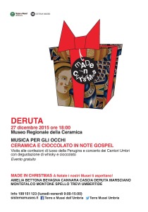 Ceramica e cioccolato in note gospel