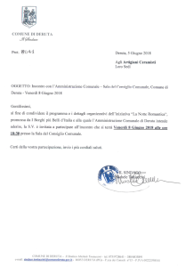 Convocazione artigiani 8 Giugno 2018